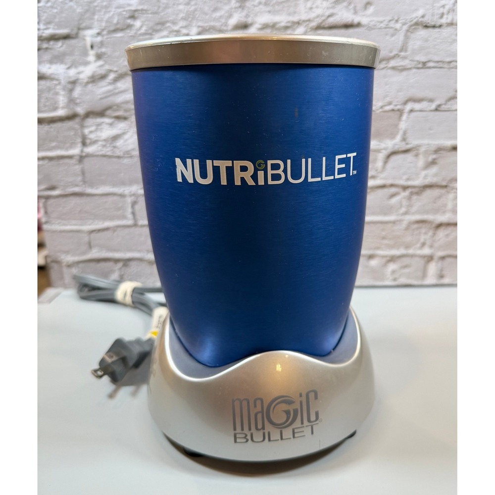 Magic Bullet NutriBullet NB-WL012-23 Personal Blender Blue w Cup Blade Tested